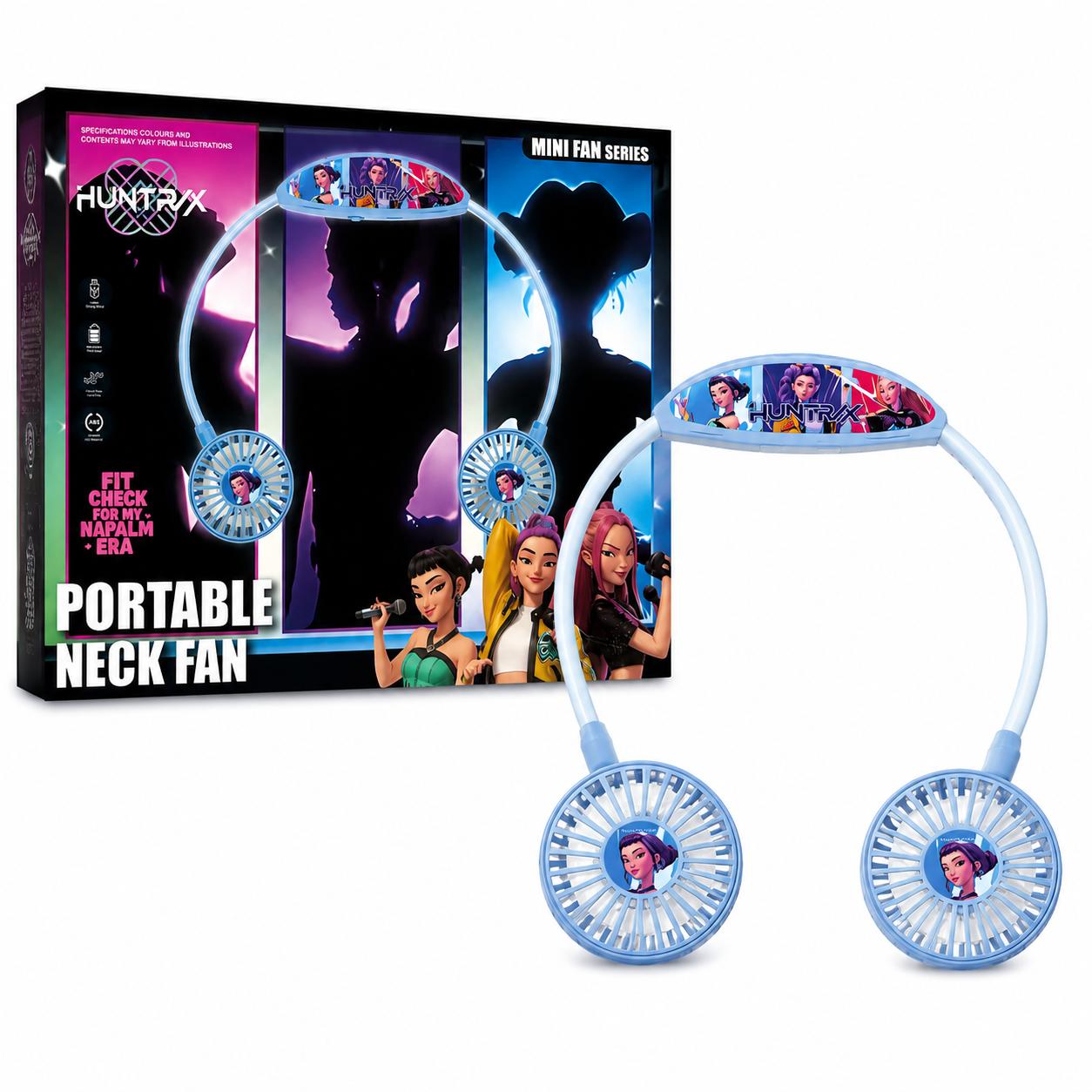 🎤 VENTILADOR DE PESCOÇO PORTÁTIL K-POP