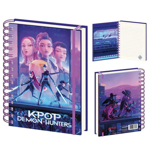 Caderno Espiral Capa Dura Guerreiras do K-Pop