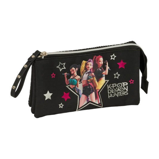 Estojo Escolar Triplo K-Pop